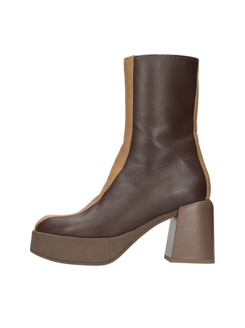 Leather ankle boots PATRIZIA BONFANTI | TRACY DREAMERCUOIO-CHOCOLATE